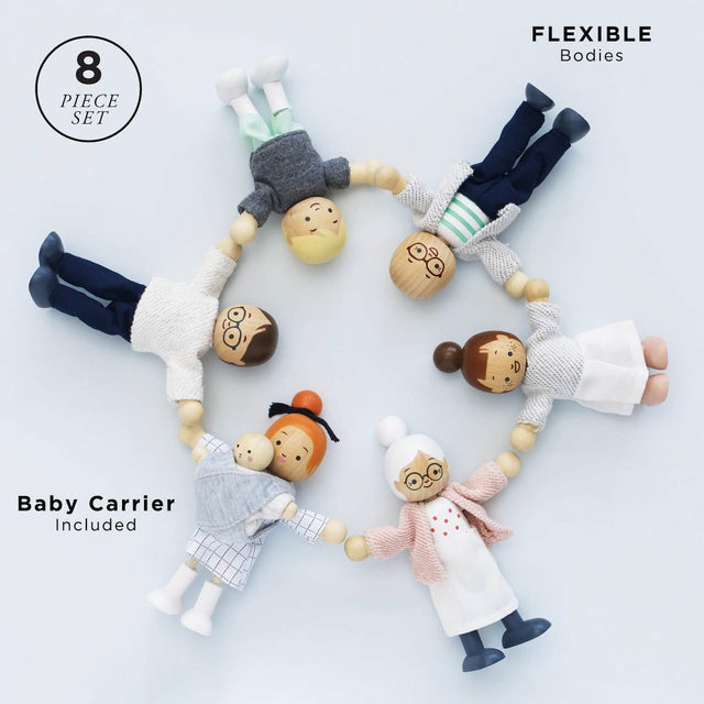 Ensemble Maison Bluebelle meublée + famille de poupées - Ensembles de jeu by Le Toy Van
