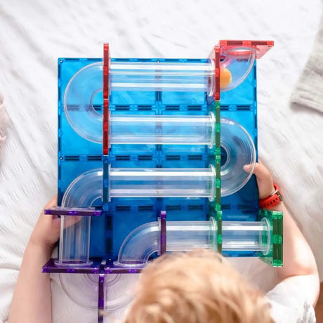 Parcours de balle magnétique Rainbow (92 pcs) - Jeux de construction by Connetix