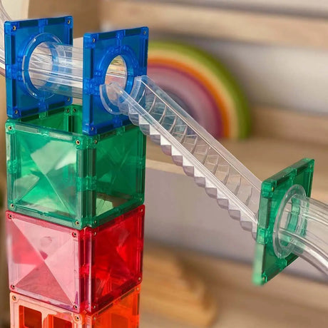 Parcours de balle magnétique Rainbow (92 pcs) - Jeux de construction by Connetix