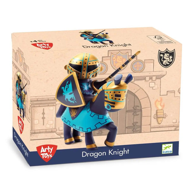 Figurine Dragon Knight à cheval - Figurines by Djeco