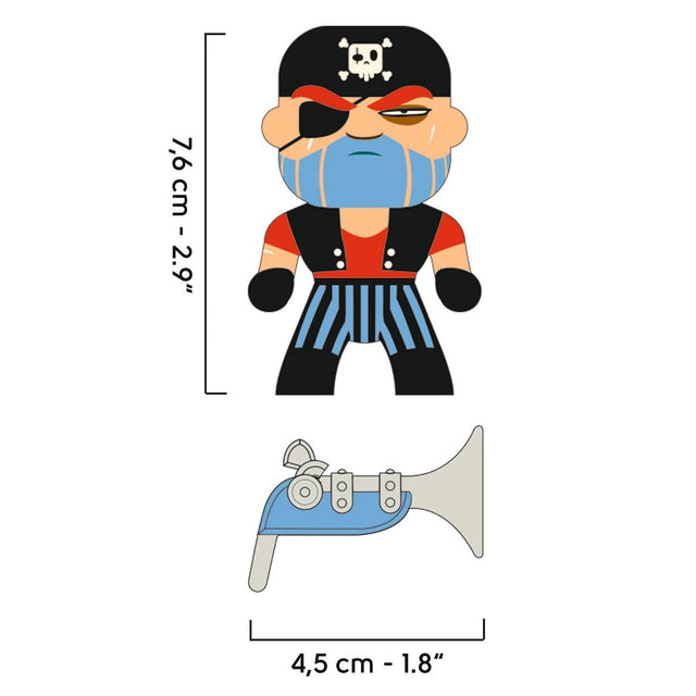 Figurine pirate Jack Skull - Figurines by Djeco