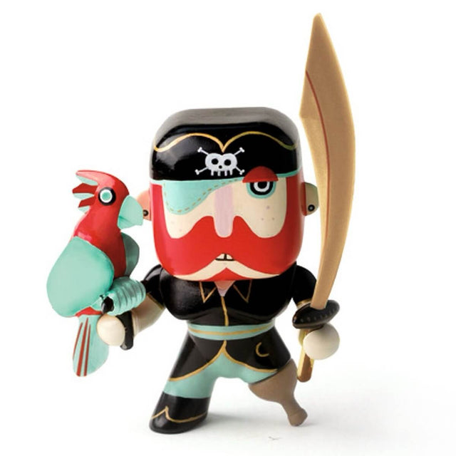 Figurine pirate Sam Parrot - Figurines by Djeco