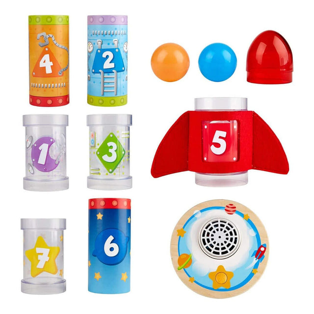 Fusée-empileur à air Rocket Ball - Jouets à trier & empiler by Hape