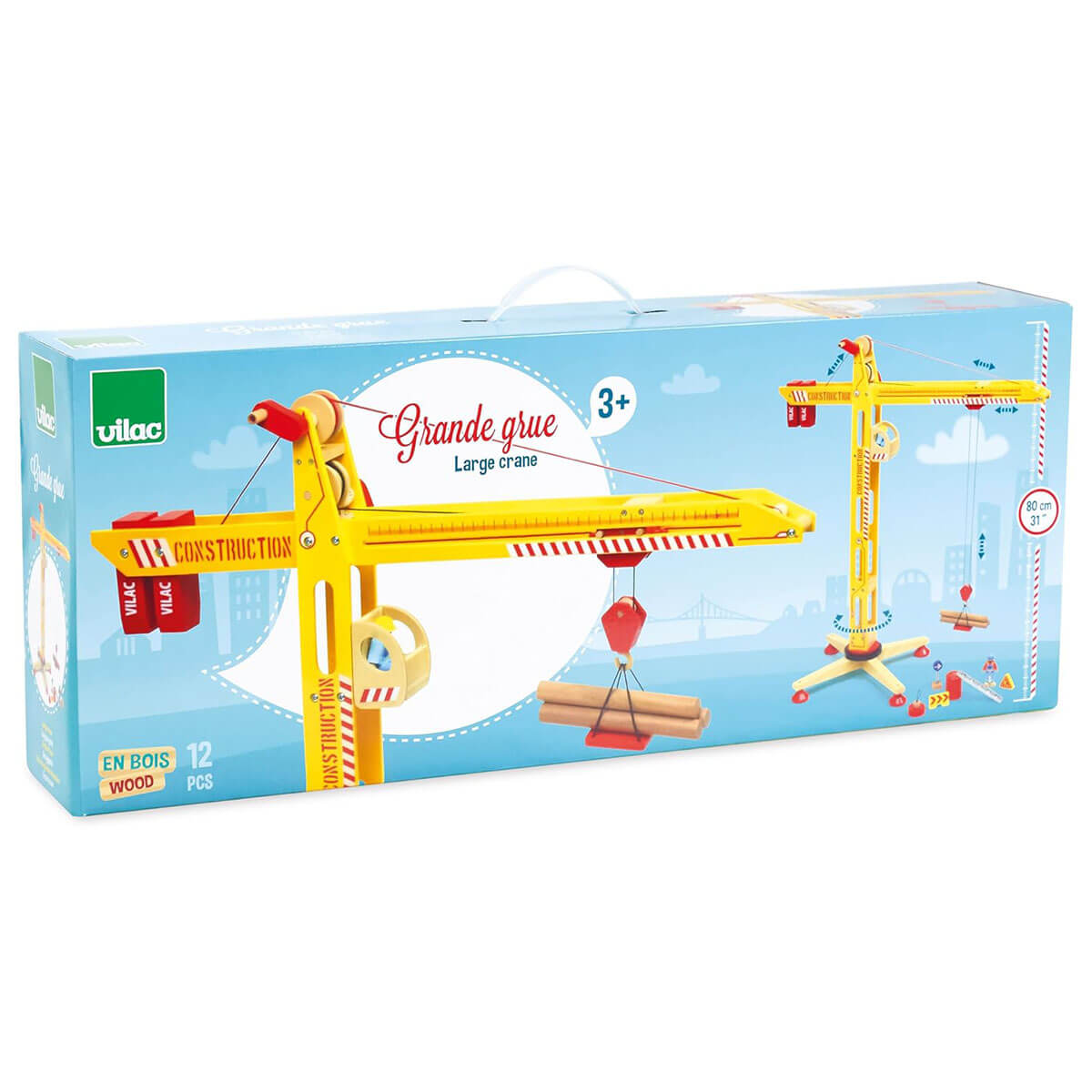 Grande grue en bois Vilacity - Ensembles de jeu by Vilac