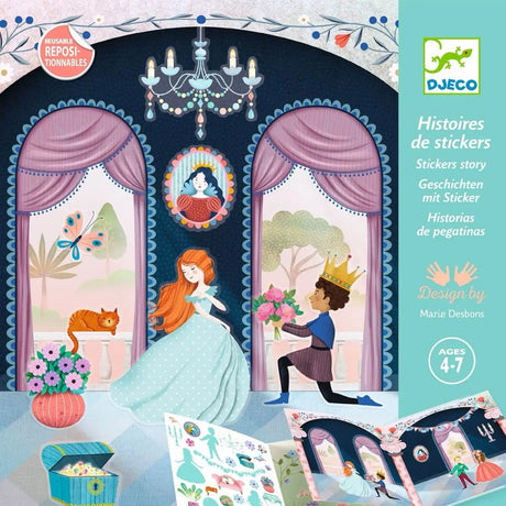 Histoires de stickers - Vie au château - Art & bricolage by Djeco