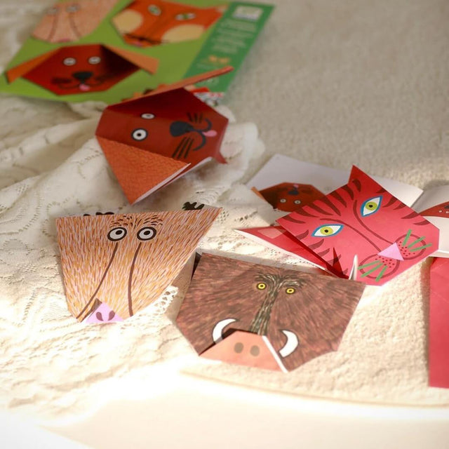 Initiation à l'origami - Têtes d'animaux - Art & bricolage by Djeco