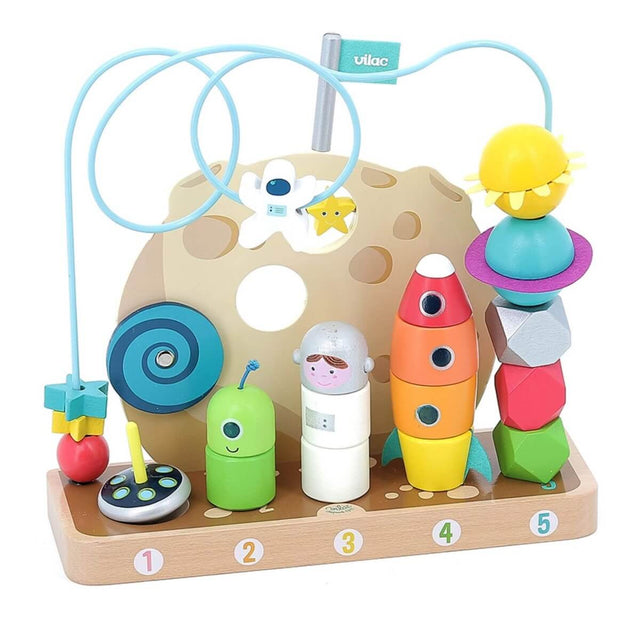 J’apprends à compter dans les étoiles! - Jouets à trier & empiler by Vilac