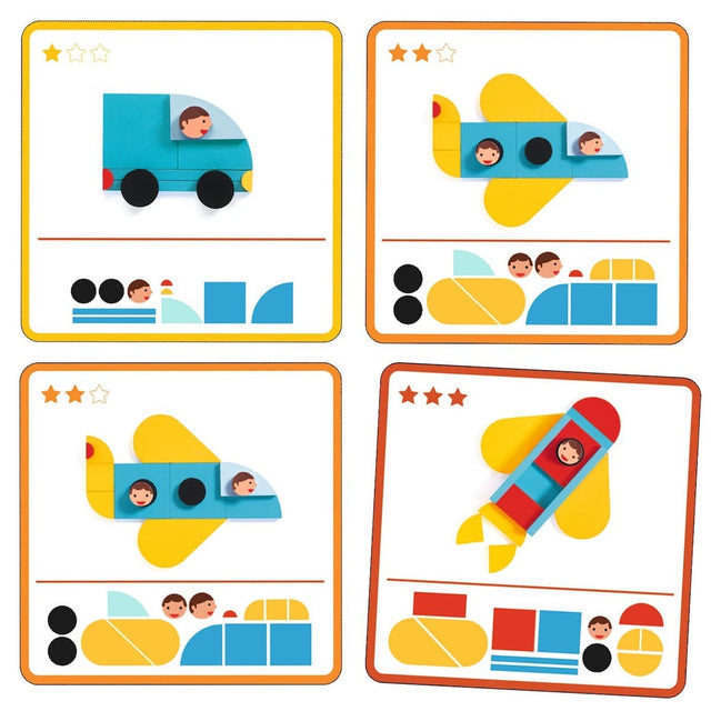 Jeu d'assemblage Ze Géo Vroom - Jeux d'assemblage by Djeco