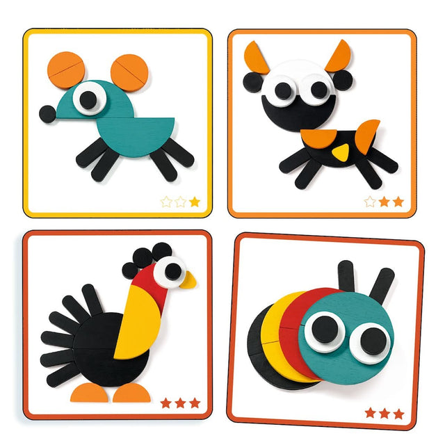 Jeu d'assemblage Ze Géoanimo - Jeux d'assemblage by Djeco