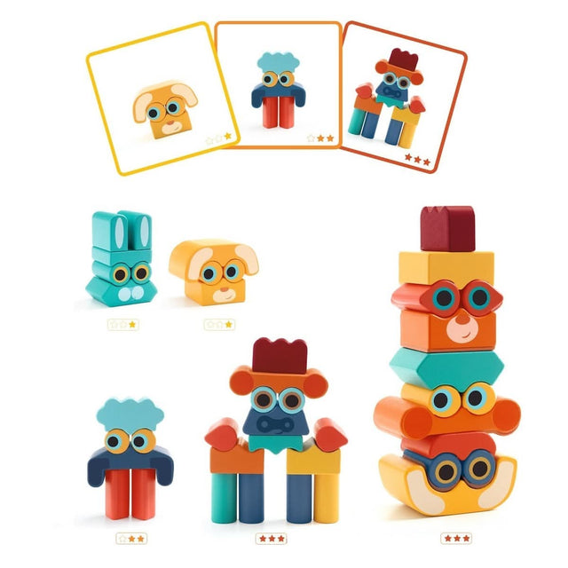 Jeu de construction Ze Faces - Jeux d'assemblage by Djeco