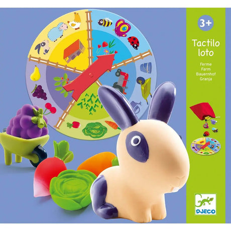 Jeu de découverte Tactilo Loto - Ferme - Jeux de société by Djeco
