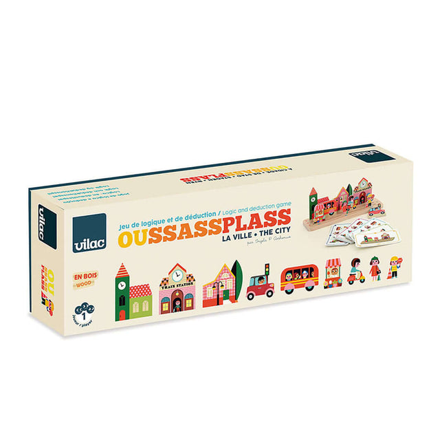 Jeu de déduction Oussassplass dans la Ville - Jeux de logique by Vilac