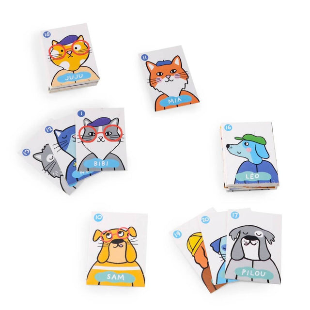 Jeu de déduction Qui es-tu? Les loufoques - Jeux de société by Moulin Roty