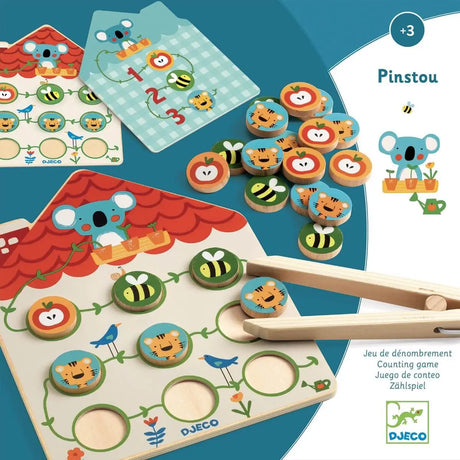 Jeu de dénombrement Pinstou - Jeux éducatifs by Djeco