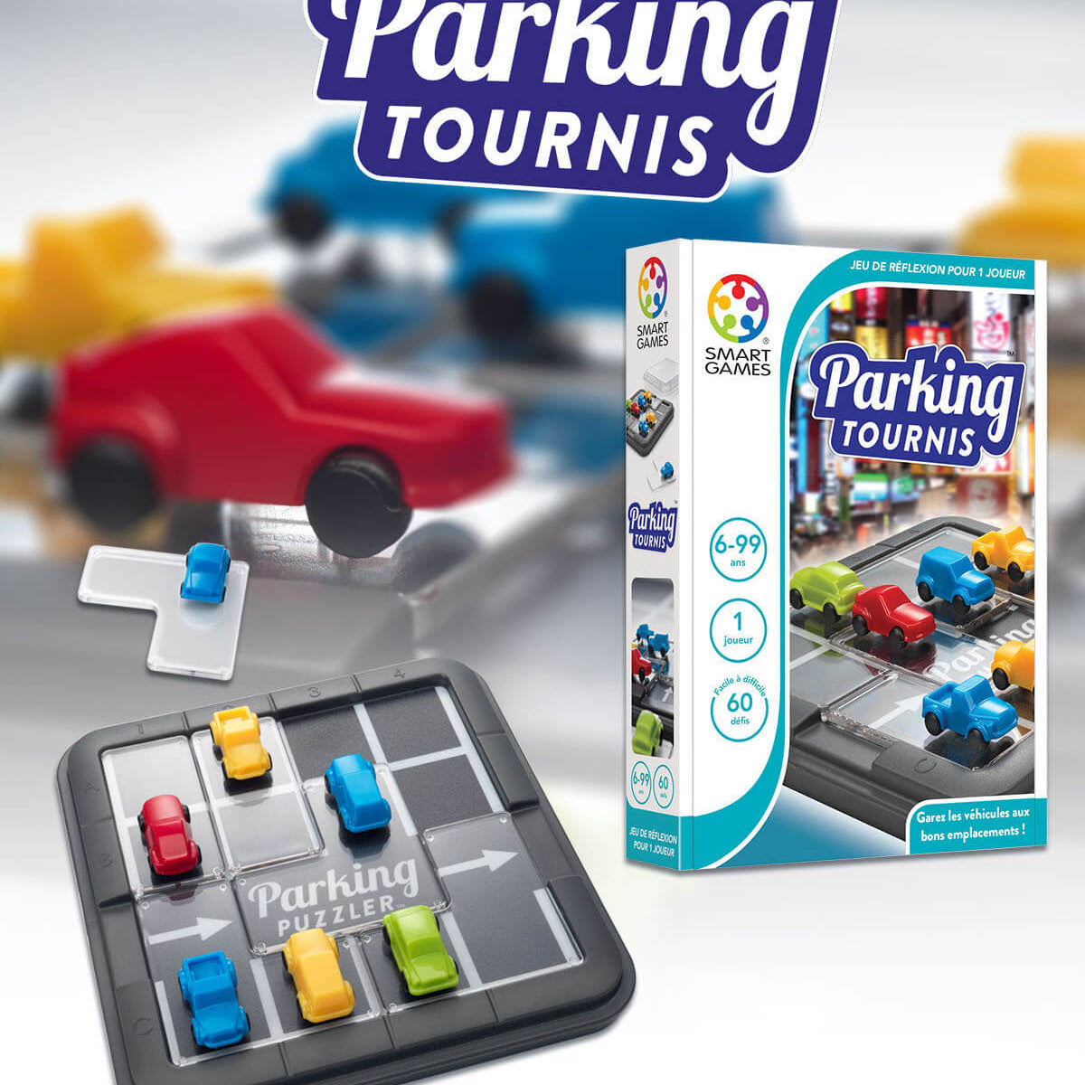 Jeu de logique Parking Tournis-Smart Games-Comme des Pirates