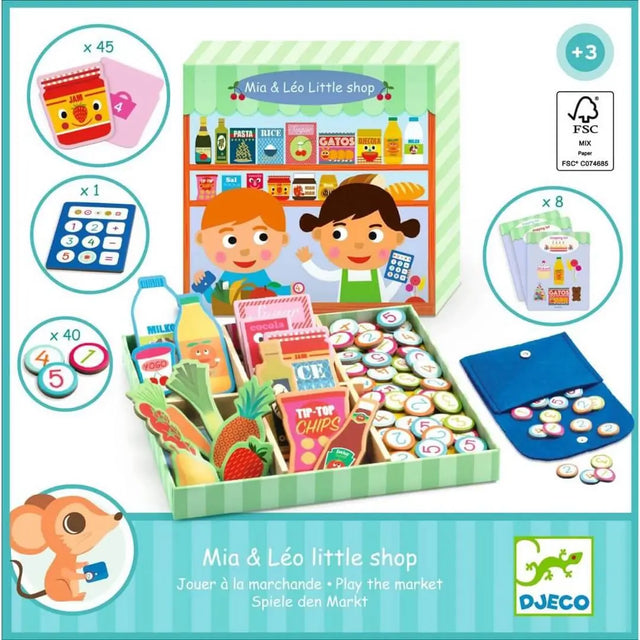 Jeu de marchand Mia & Léo Little Shop - Jouets d'imitation by Djeco