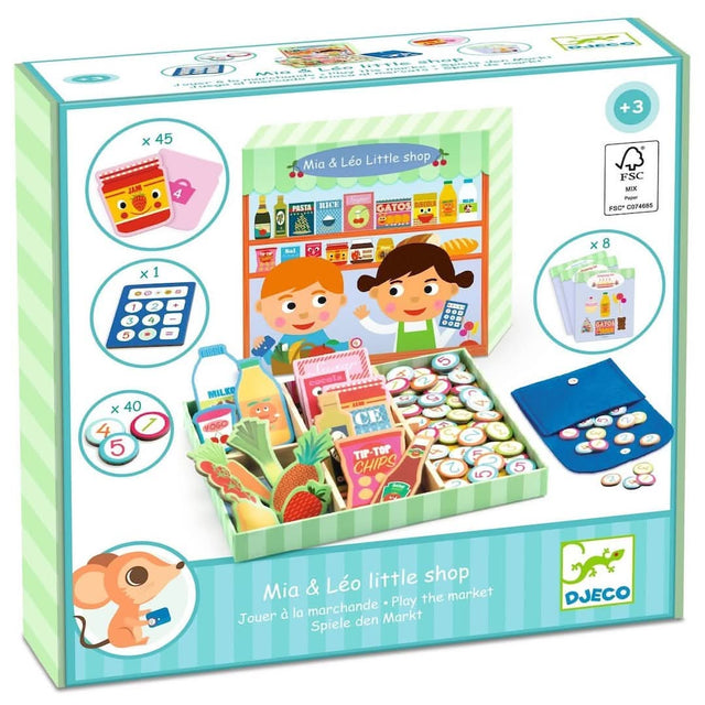 Jeu de marchand Mia & Léo Little Shop - Jouets d'imitation by Djeco