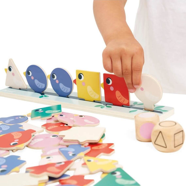 Oiseaux à trier par forme, couleur et taille - Jeux éducatifs by Janod