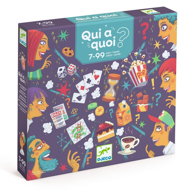 Jeu d'énigmes Qui a quoi? - Jeux de société by Djeco