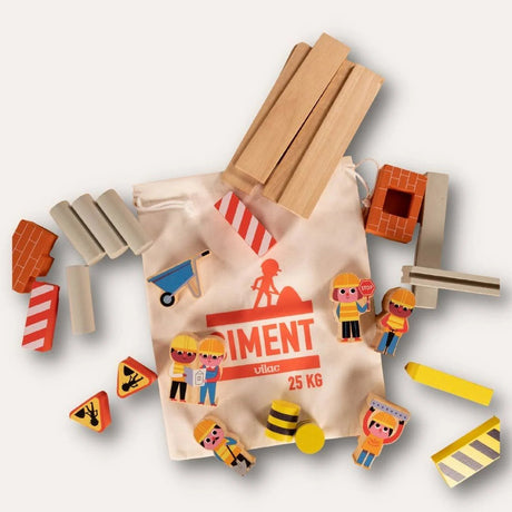 Jeu d'équilibre Chantier à empiler - Jeux d'adresse by Vilac