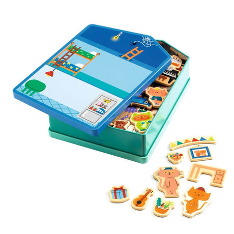 Jeu magnétique InZeBox - InZeHouse - Jeux magnétiques by Djeco