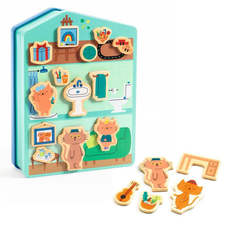 Jeu magnétique InZeBox - InZeHouse - Jeux magnétiques by Djeco