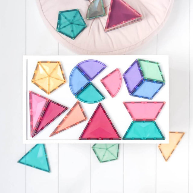 Pack d'extension de Formes Pastel (48 pcs) - Jeux de construction by Connetix