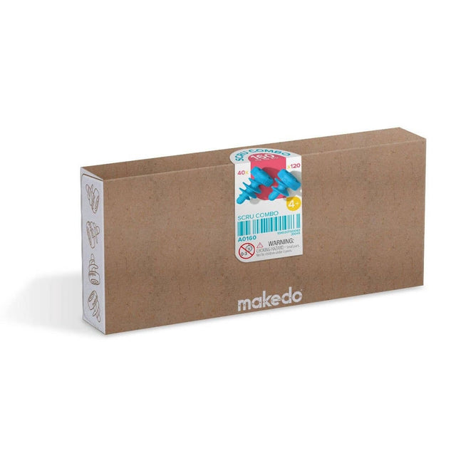 Kit d'extension Makedo - Vis SCRU Combo 160 - Jeux de construction by Makedo