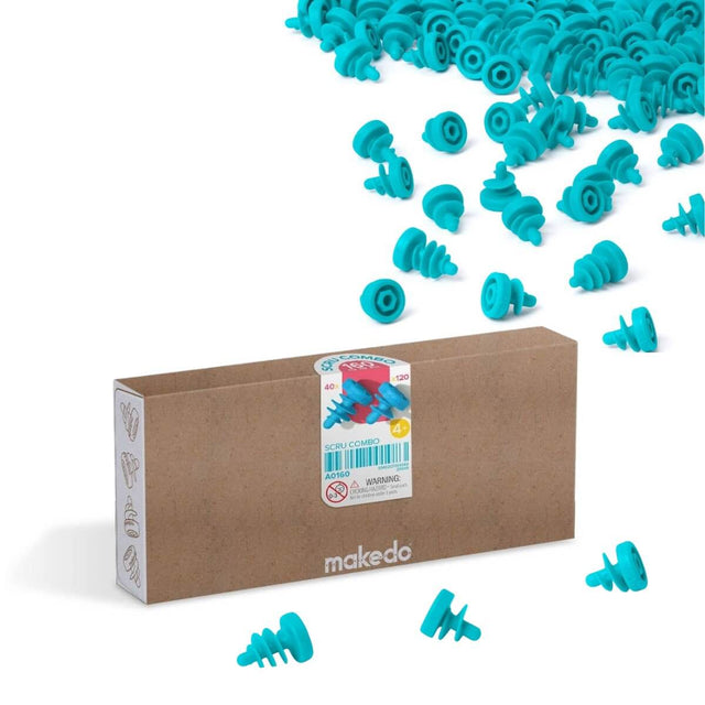 Kit d'extension Makedo - Vis SCRU Combo 160 - Jeux de construction by Makedo