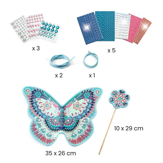 Kit DIY - Ailes et baguette de fée à décorer - Art & bricolage by Djeco