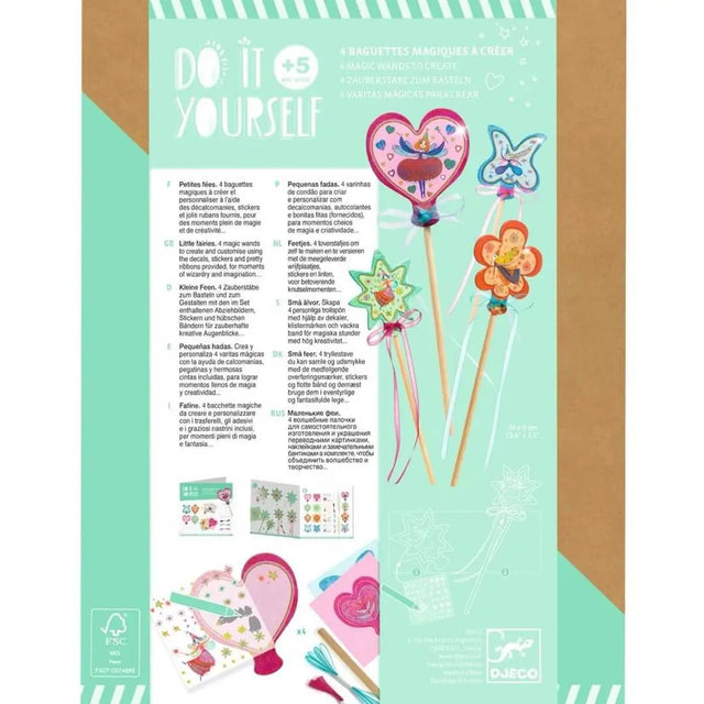 Kit DIY - Baguettes magiques petites fées - Art & bricolage by Djeco
