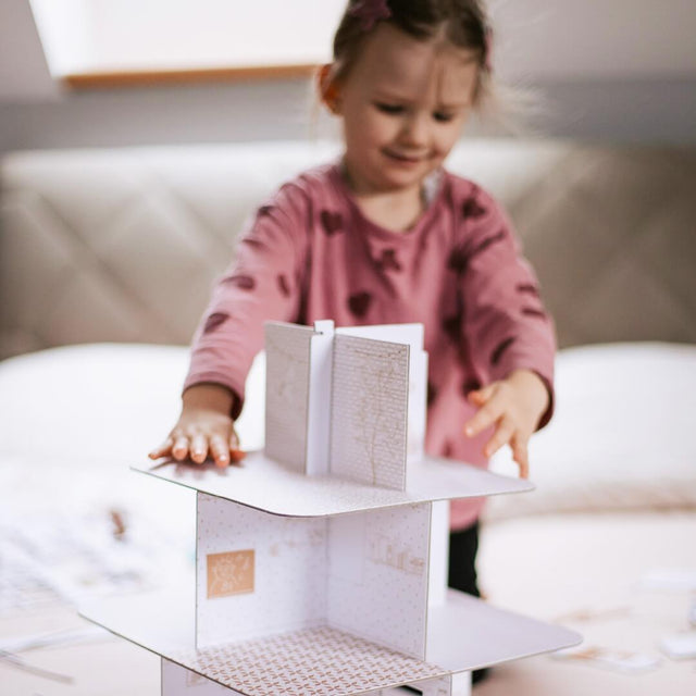 Kit DIY Colorie-assemble-joue - Maison de poupée 3D - Art & bricolage by Djeco