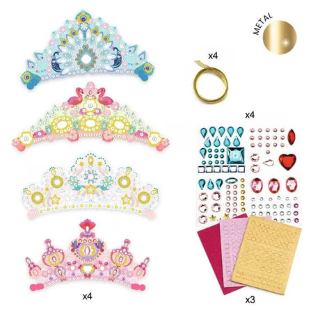 Kit DIY - Diadèmes mosaïques à décorer - Art & bricolage by Djeco
