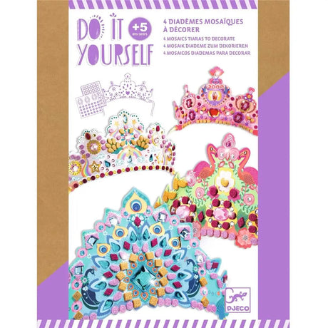 Kit DIY - Diadèmes mosaïques à décorer - Art & bricolage by Djeco