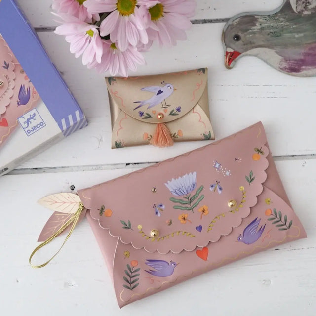Kit DIY - Pochettes à créer Sweet fashionista - Art & bricolage by Djeco