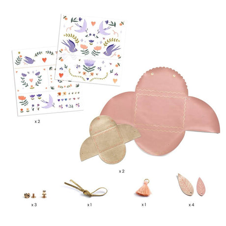 Kit DIY - Pochettes à créer Sweet fashionista - Art & bricolage by Djeco