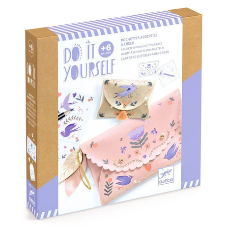 Kit DIY - Pochettes à créer Sweet fashionista - Art & bricolage by Djeco