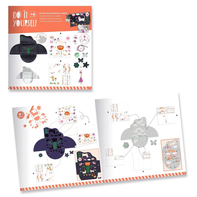 Kit DIY - Pochettes Joyeux amis à créer - Art & bricolage by Djeco