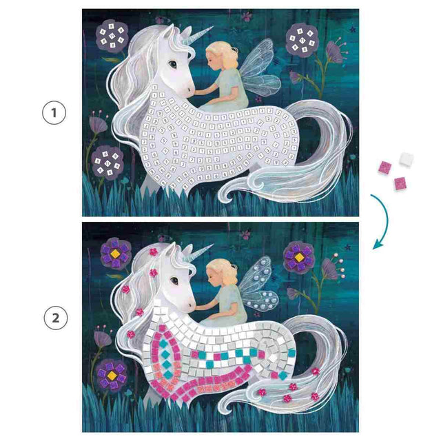 Kit mosaïques - Forêt enchantée-Art & bricolage-Djeco-Comme des Pirates