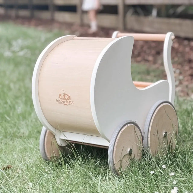 Landau de poupée et trotteur 2-en-1 - Blanc - Trotteurs by Kinderfeets