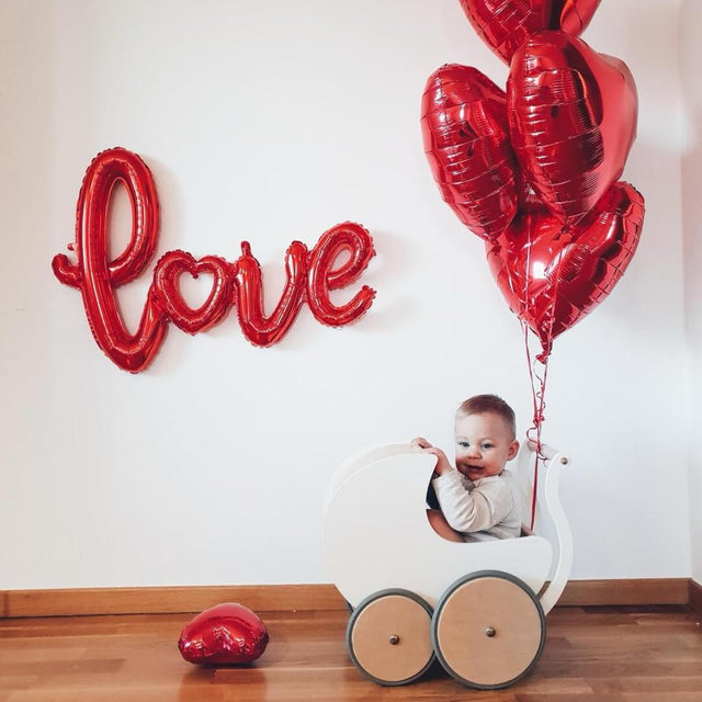 Landau de poupée et trotteur 2-en-1 - Blanc - Trotteurs by Kinderfeets