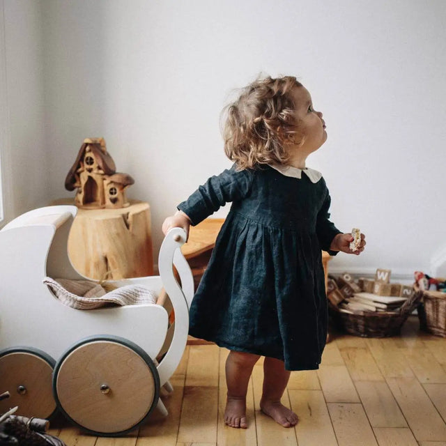 Landau de poupée et trotteur 2-en-1 - Blanc - Trotteurs by Kinderfeets