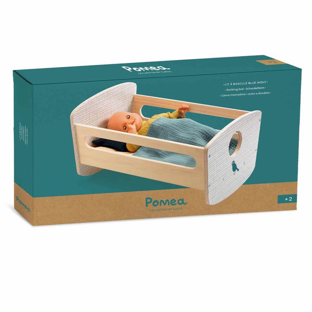 Lit à bascule Blue Night pour poupée Pomea - Accessoires poupée by Djeco