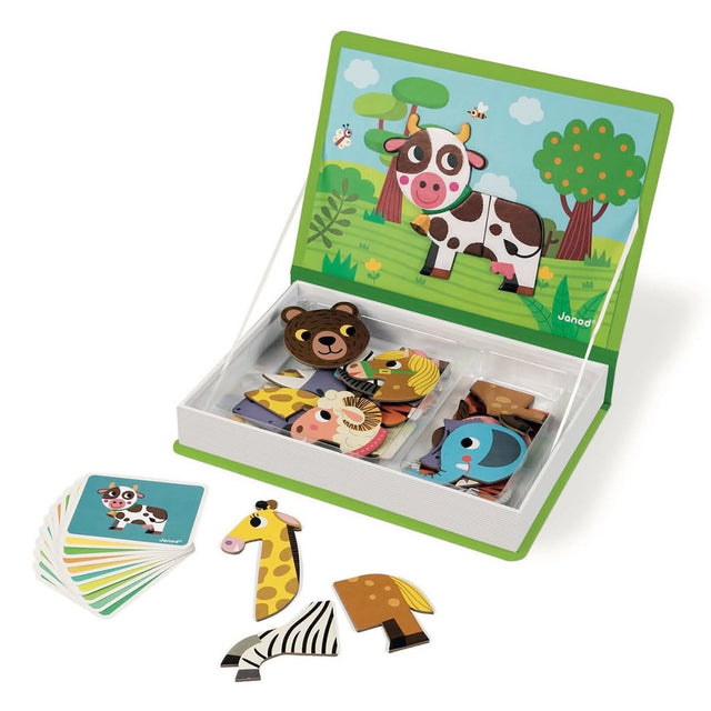 Magnétibook - Animaux (30 pcs) - Jeux magnétiques by Janod