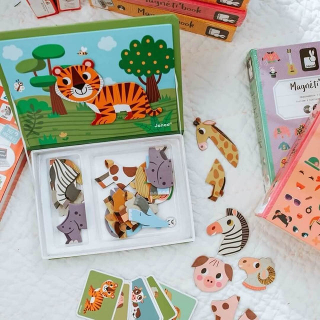 Magnétibook - Animaux (30 pcs) - Jeux magnétiques by Janod