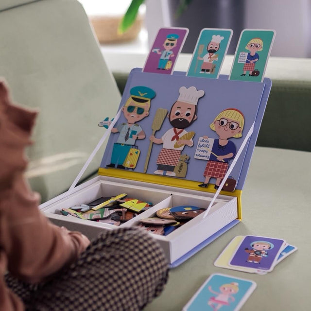 Magnétibook - Métiers (48 pcs) - Jeux magnétiques by Janod