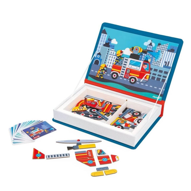 MagnétiBook - Pompiers - Jeux magnétiques by Janod
