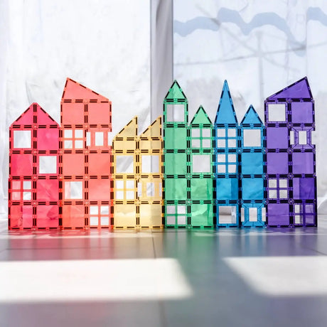Mega Pack de tuiles magnétiques Arc-en-ciel (212 pcs) - Jeux de construction by Connetix