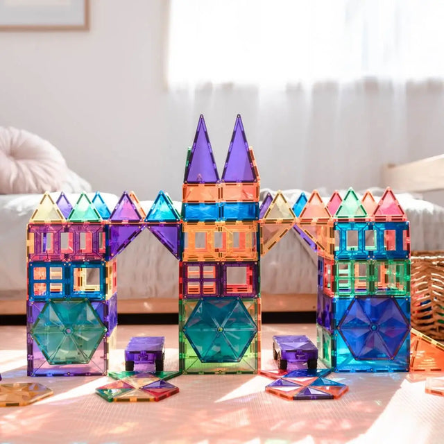 Mega Pack de tuiles magnétiques Arc-en-ciel (212 pcs) - Jeux de construction by Connetix