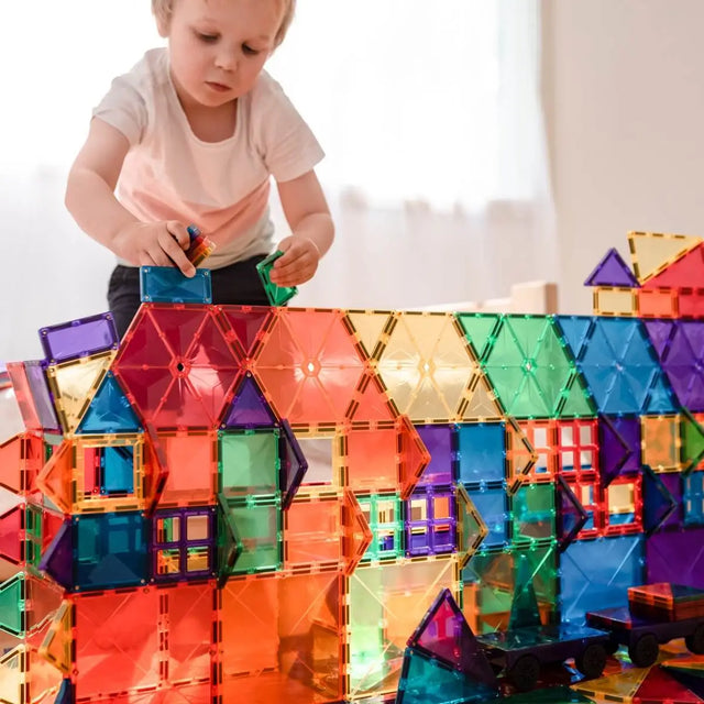 Mega Pack de tuiles magnétiques Arc-en-ciel (212 pcs) - Jeux de construction by Connetix